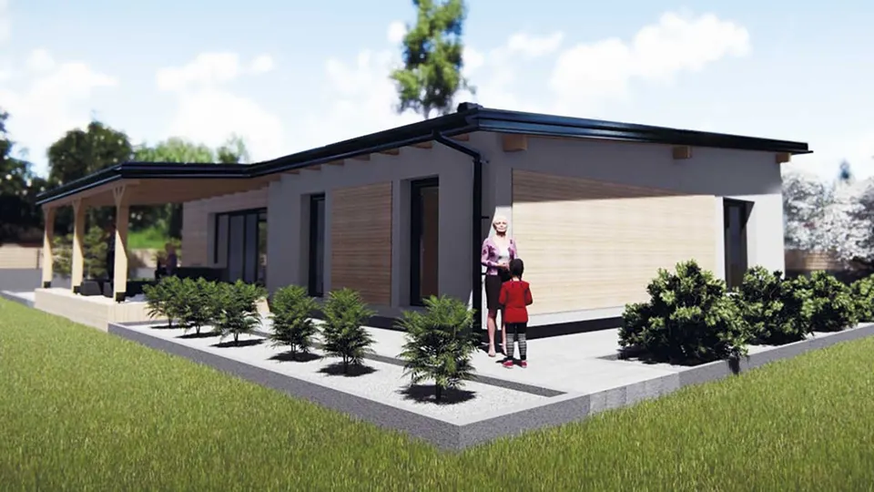 Montažna kuća Hiša Tamara, 120 m², G.M. Hiše