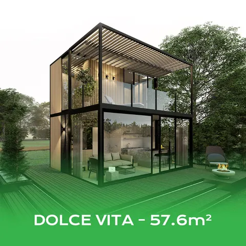 Montažna kuća Dolce Vita, 29 m², Green Cube