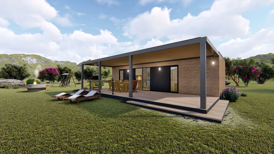Montažna hiša Mobilna hiška Family, 30 m², GT Mobil