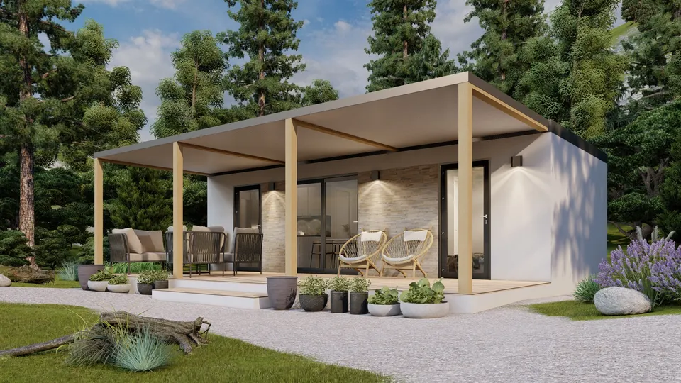 Montažna hiša Mobilna hiška Klasik, 30 m², GT Mobil