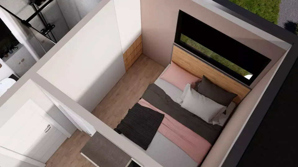 Montažna hiša Mobilna hiška Mini, 30 m², GT Mobil