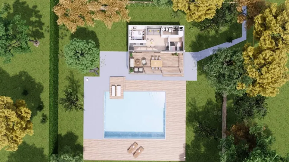 Montažna hiša Mobilna hiška Mini, 30 m², GT Mobil