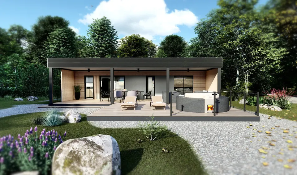 Montažna hiša Mobilna hiška Prestige, 30 m², GT Mobil