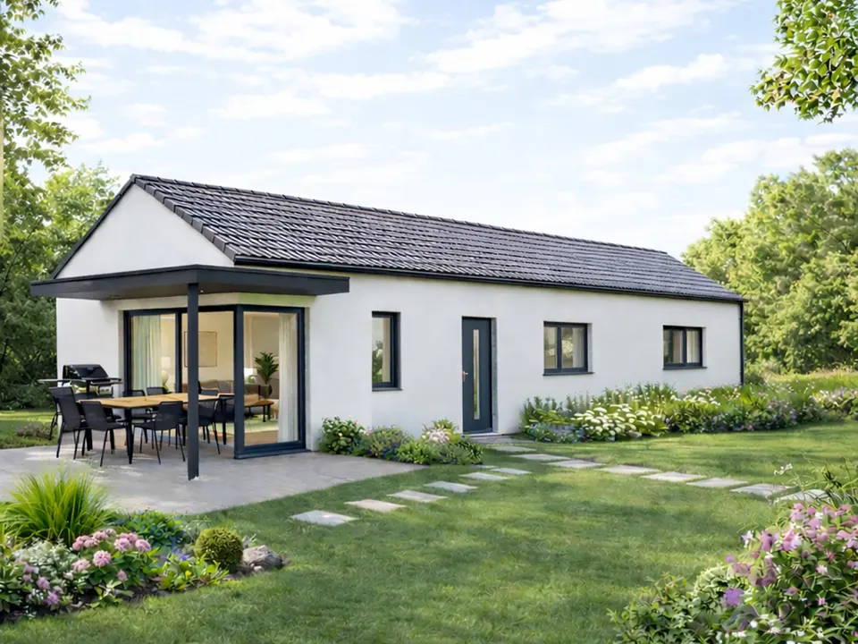 Montažna kuća Living H50, 47 m², Hosekra Living