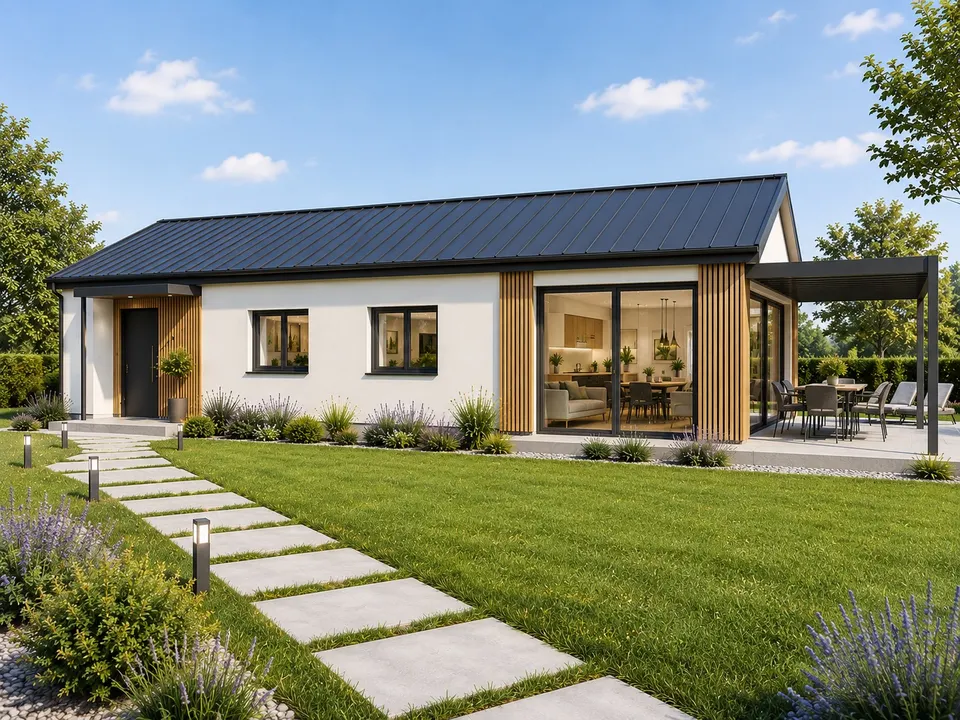 Montažna kuća Living H80, 80 m², Hosekra Living