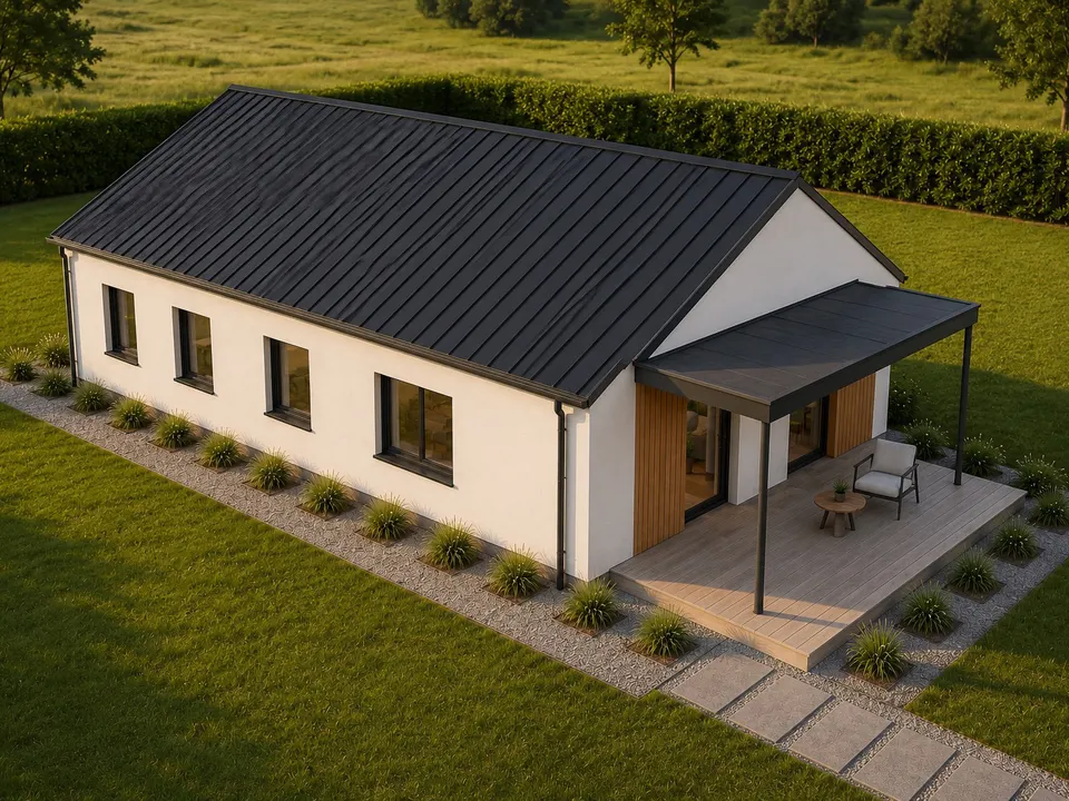 Montažna kuća Living H80, 80 m², Hosekra Living