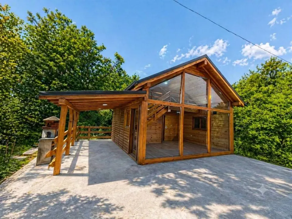 Montažna kuća Brvnare 40 60M2, 50 m², Hrast Petković