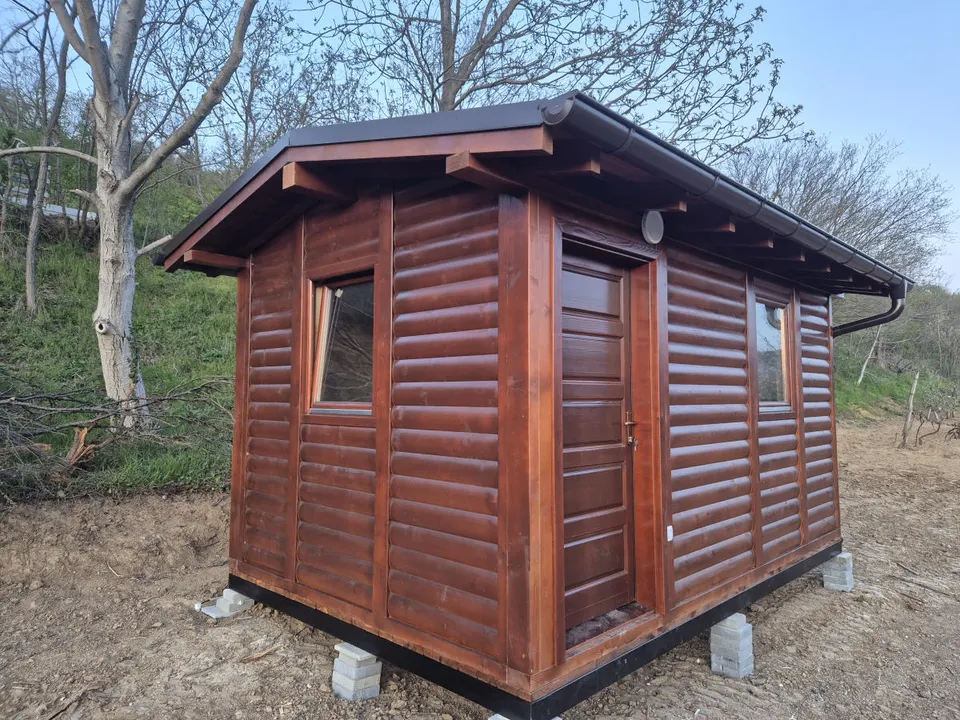 Montažna kuća Brvnare Do 20M2, 15 m², Hrast Petković