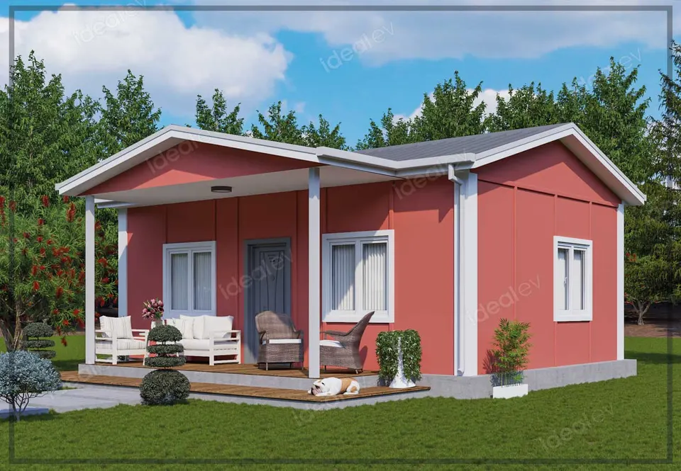 Montažna kuća Montažna kuća IMPT0470, 47 m², Idealmod