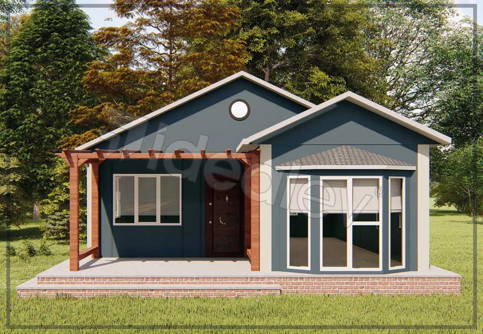 Montažna kuća Montažna kuća IMPT0550, 55 m², Idealmod