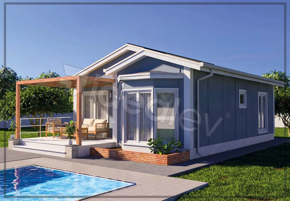 Montažna kuća Montažna kuća IMPT0590, 59 m², Idealmod