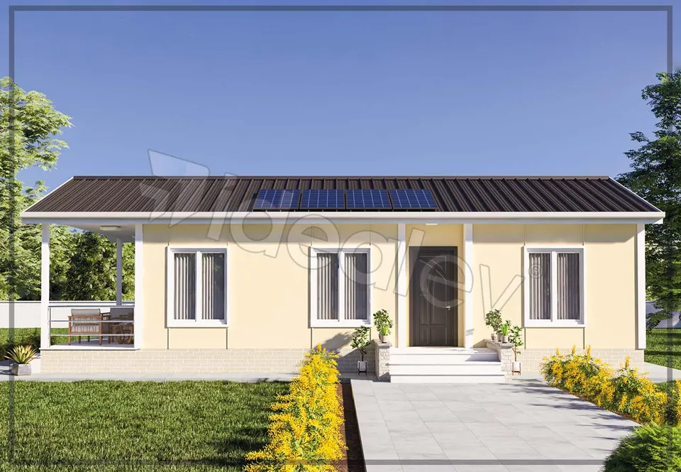 Montažna kuća Montažna kuća IMPT0780, 78 m², Idealmod