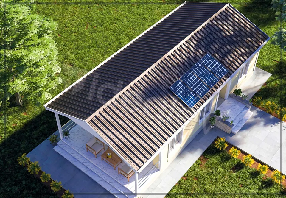 Montažna kuća Montažna kuća IMPT0780, 78 m², Idealmod