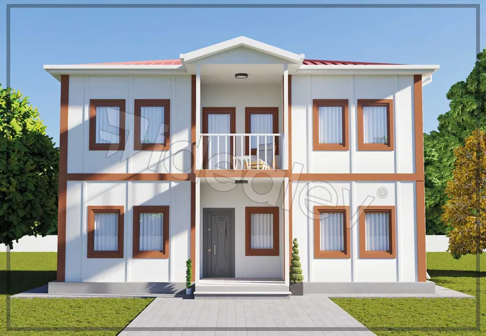 Montažna kuća Montažna kuća IMPT0900, 90 m², Idealmod