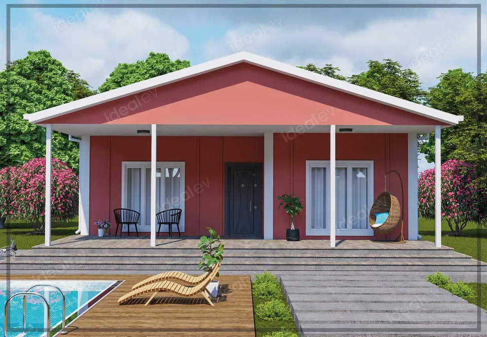 Montažna kuća Montažna kuća IMPT1000, 100 m², Idealmod