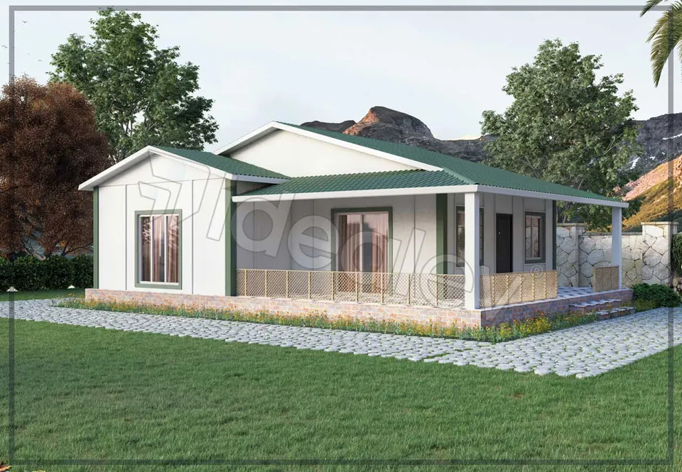 Montažna kuća Montažna kuća IMPT1080, 108 m², Idealmod