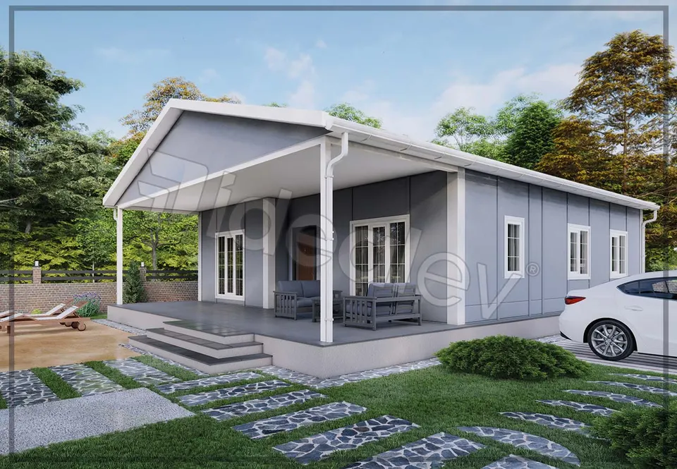 Montažna kuća Montažna kuća IMPT1120, 112 m², Idealmod