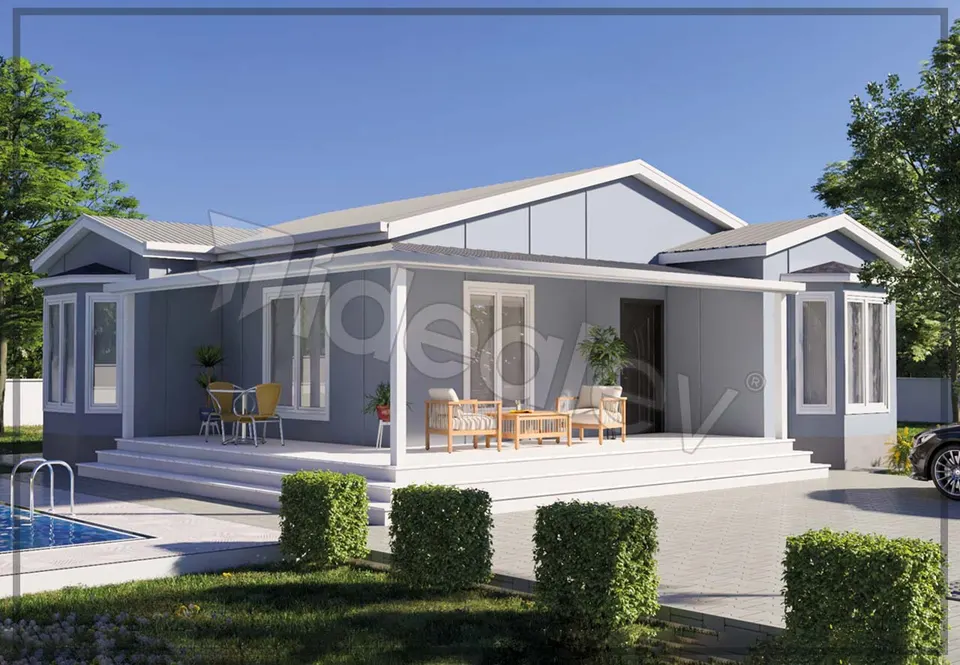 Montažna kuća Montažna kuća IMPT1200, 120 m², Idealmod