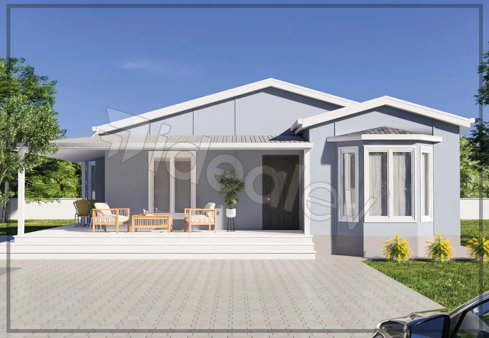 Montažna kuća Montažna kuća IMPT1200, 120 m², Idealmod