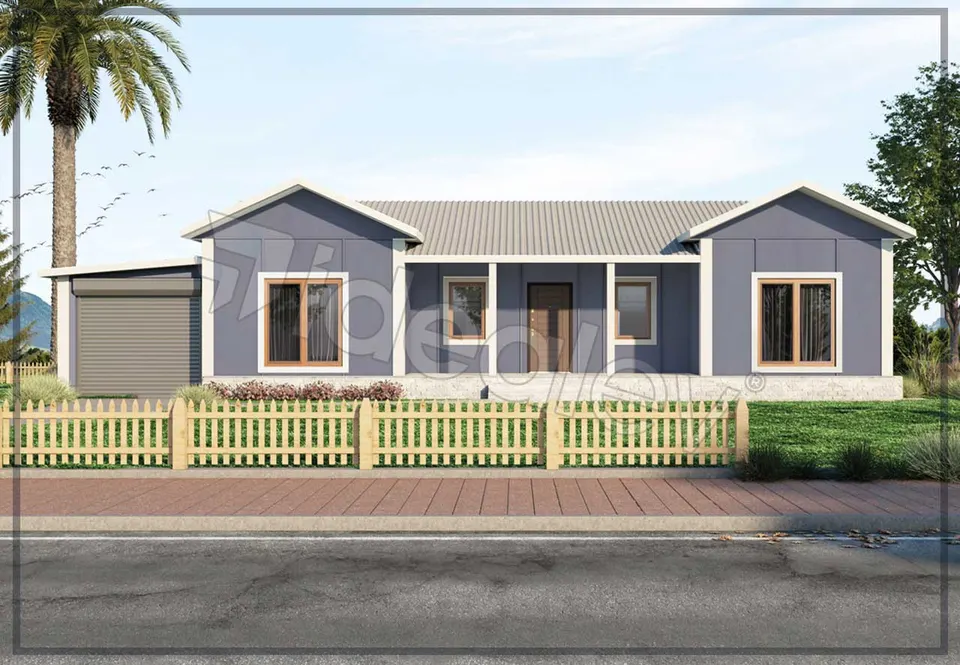 Montažna kuća Montažna kuća IMPT1210, 121 m², Idealmod