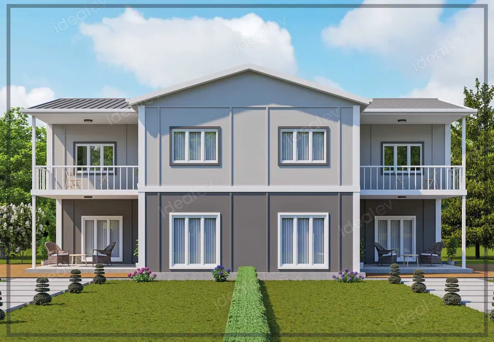 Montažna kuća Montažna kuća IMPT1210, 121 m², Idealmod