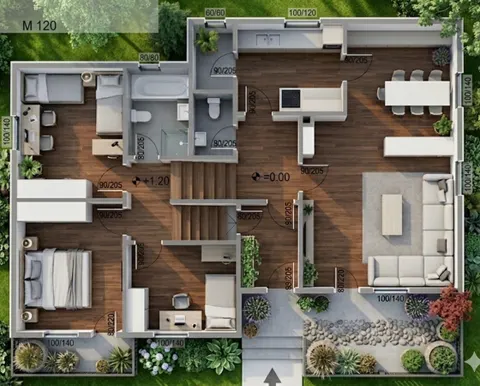 Montažna kuća Iva 101, 101 m², Iva kuće