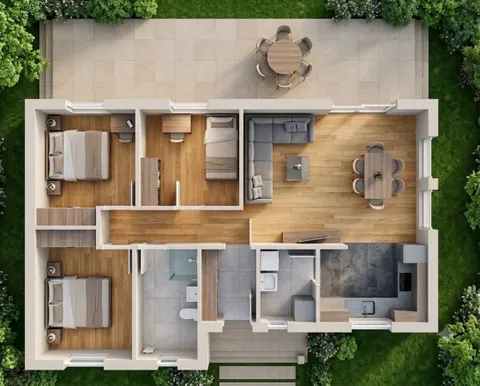 Montažna kuća Iva 138, 138 m², Iva kuće