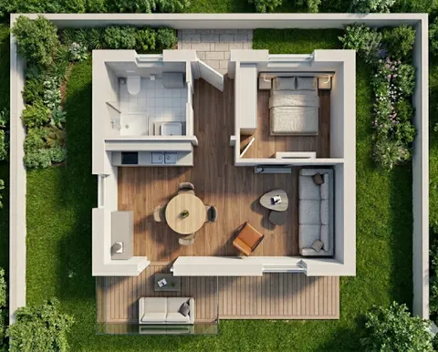 Montažna kuća Iva 27, 27 m², Iva kuće