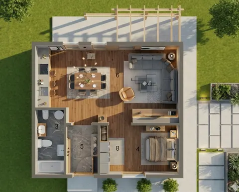Montažna kuća Iva 30, 30 m², Iva kuće
