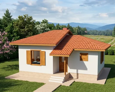 Montažna kuća Iva 44A, 44 m², Iva kuće