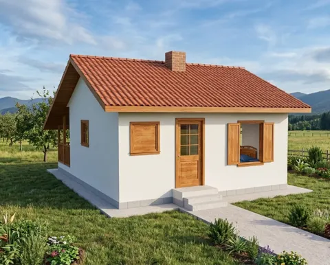 Montažna kuća Iva 44B, 44 m², Iva kuće