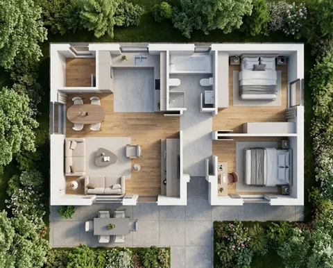 Montažna kuća Iva 57 2, 57 m², Iva kuće
