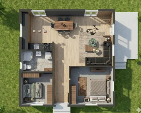Montažna kuća Iva 65, 65 m², Iva kuće