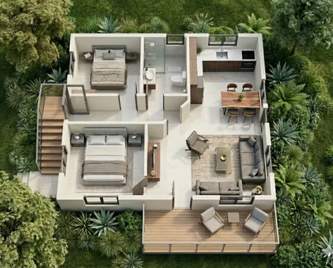 Montažna kuća Iva 59, 59 m², Iva kuće