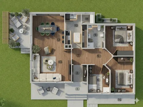 Montažna kuća Iva 90, 90 m², Iva kuće