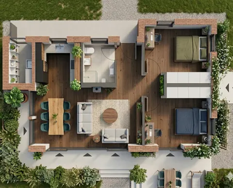 Montažna kuća Luh 135, 135 m², Iva kuće