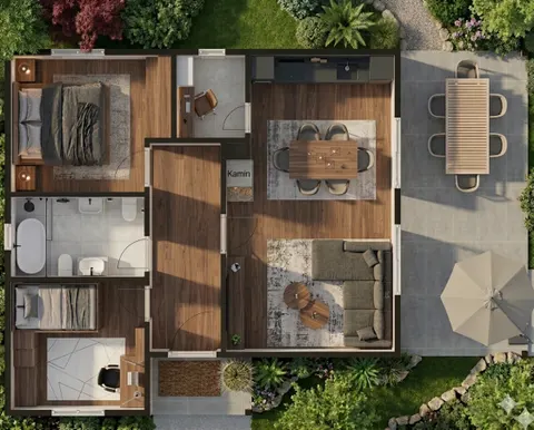 Montažna kuća Iva Lux 86, 86 m², Iva kuće