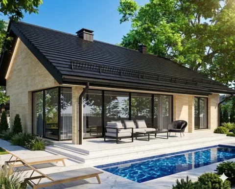 Montažna kuća Iva Lux 4, 100 m², Iva kuće