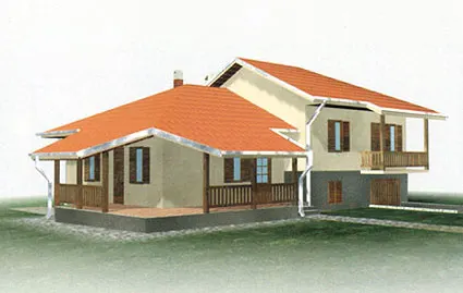 Montažna kuća Tip 117, 117 m², Javor Monter Novi Sad