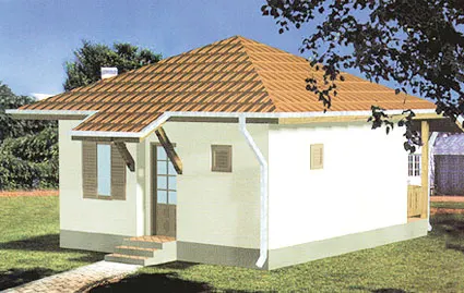 Montažna kuća Tip 40, 40 m², Javor Monter Novi Sad
