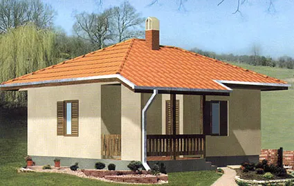 Montažna kuća Tip 44a, 44 m², Javor Monter Novi Sad