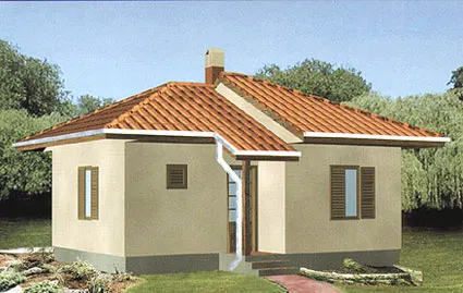 Montažna kuća Tip 44a, 44 m², Javor Monter Novi Sad