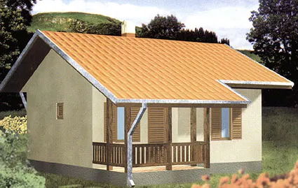 Montažna kuća Tip 44b, 44 m², Javor Monter Novi Sad