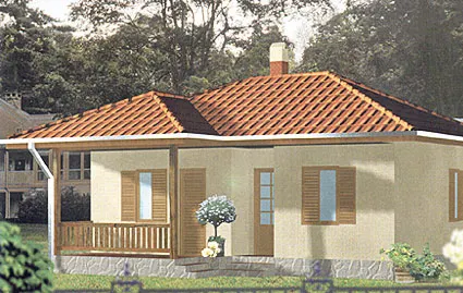 Montažna kuća Tip 57, 57 m², Javor Monter Novi Sad