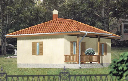 Montažna kuća Tip 57, 57 m², Javor Monter Novi Sad