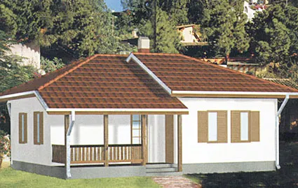 Montažna kuća Tip 66, 66 m², Javor Monter Novi Sad
