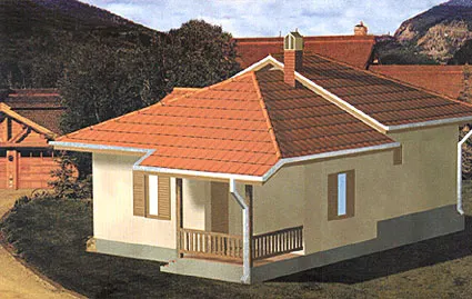 Montažna kuća Tip 68, 68 m², Javor Monter Novi Sad