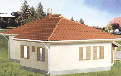 Montažna kuća Tip 81, 81 m², Javor Monter Novi Sad