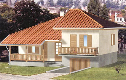 Montažna kuća Tip 86, 86 m², Javor Monter Novi Sad