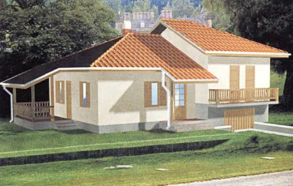 Montažna kuća Tip 90, 90 m², Javor Monter Novi Sad